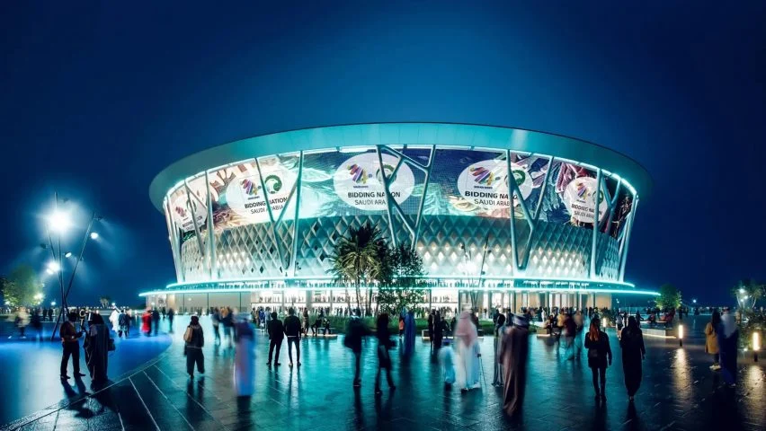 Стадион King Abdullah Economic City Stadium будет иметь форму барабана и сможет вместить 45 000 футбольных болельщиков.