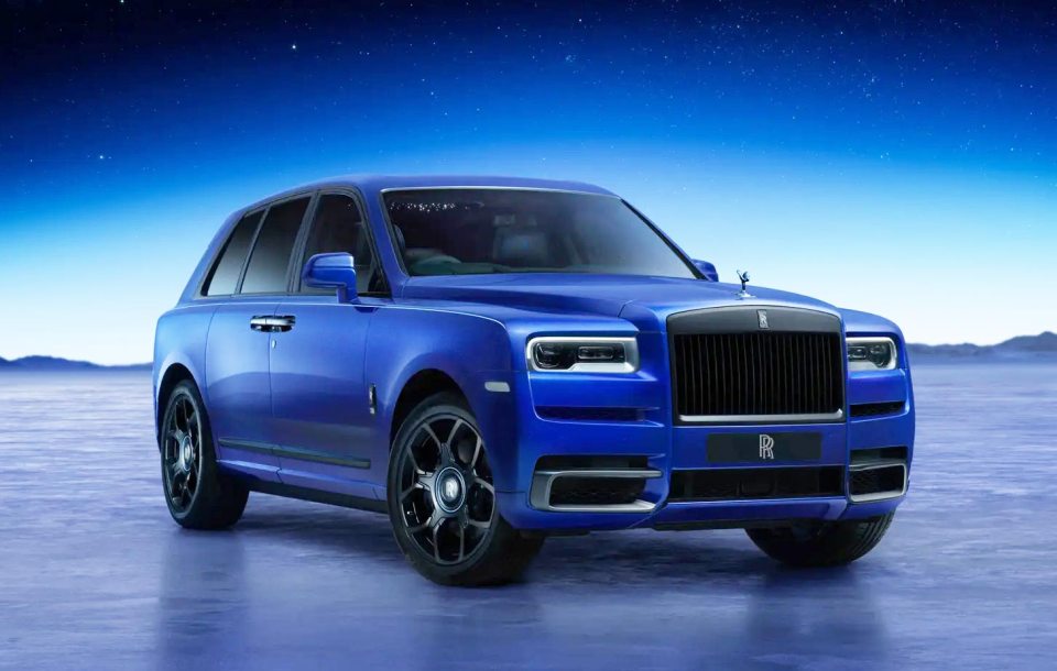 В прошлом году ас добавил в свой набор Cullinan Blue Shadow стоимостью 560 000 фунтов стерлингов.